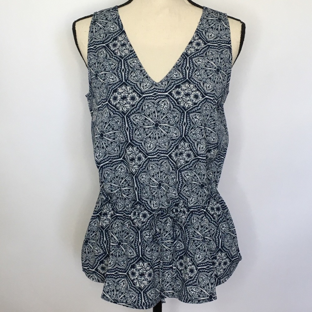 Banana Republic Peplum V-Neck Top